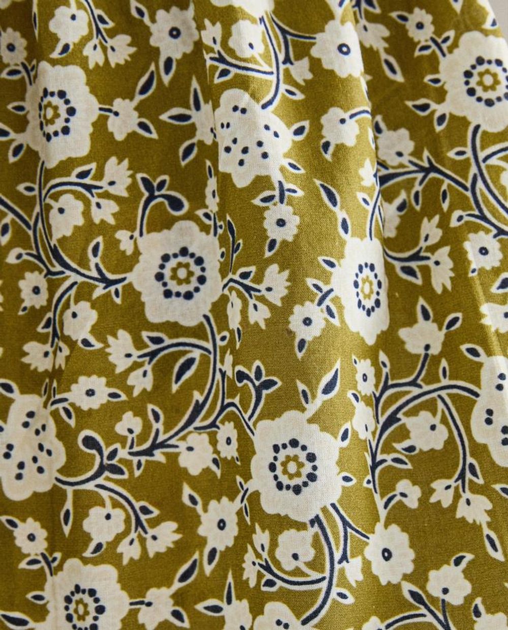 ZARA HOME ДЕТСКИЕ БРЮКИ С ЦВЕТОЧНЫМ ПРИНТОМ, ЗЕЛЕНЫЙ
