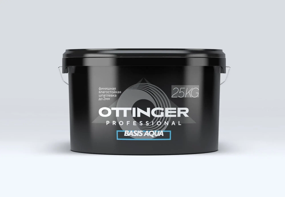 Шпаклевка готовая акриловая OTTINGER Basis Aqua белая 25кг