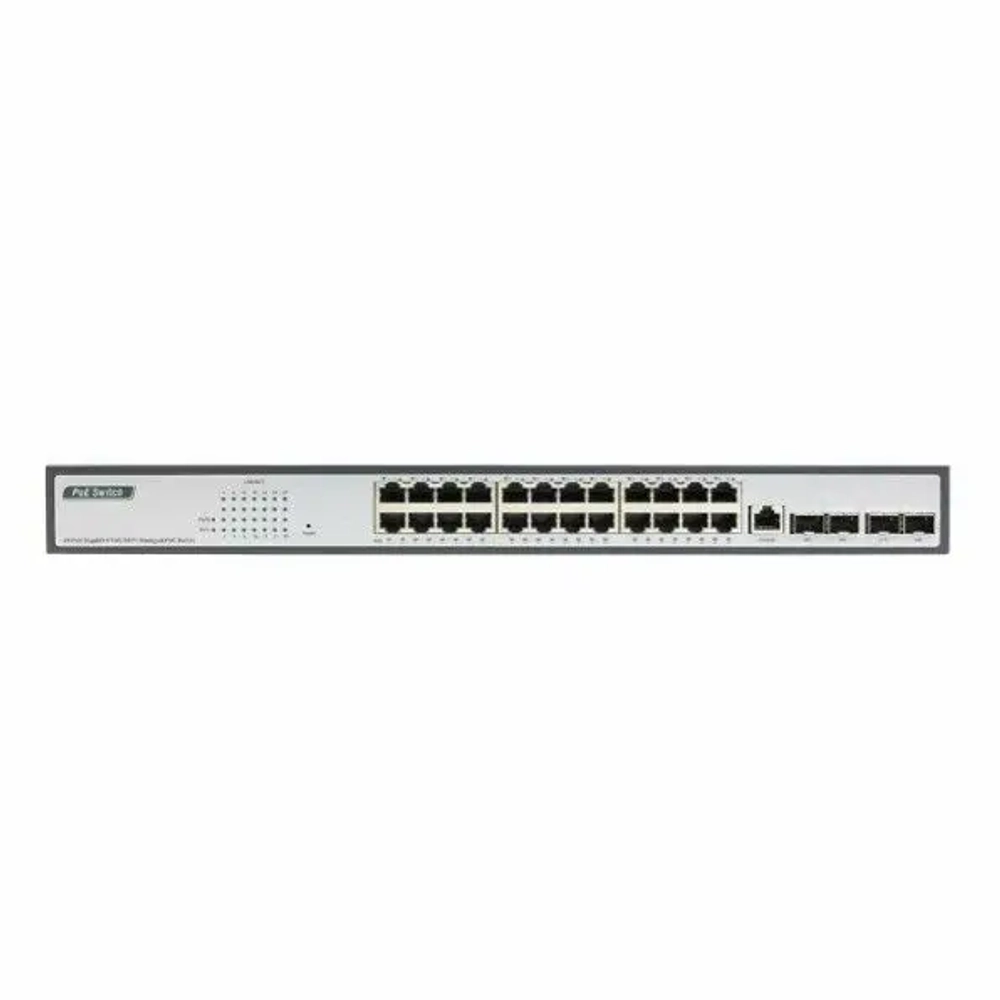 Сетевое оборудование ORIGO OS3228P 250W A1A Управляемый L3 PoE-коммутатор 24x1000Base-T PoE+, 4x10G SFP+, PoE-бюджет 250 Вт