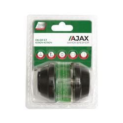 Замок врезной AJAX DK.001 ET BL черный /57315/