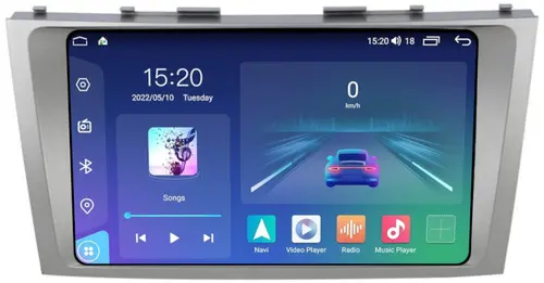 Магнитола для Toyota Camry 2006-2011 - Parafar PF064-1U2K на Android 13, Быстрая, QLED+2K, CarPlay, 4G SIM-слот