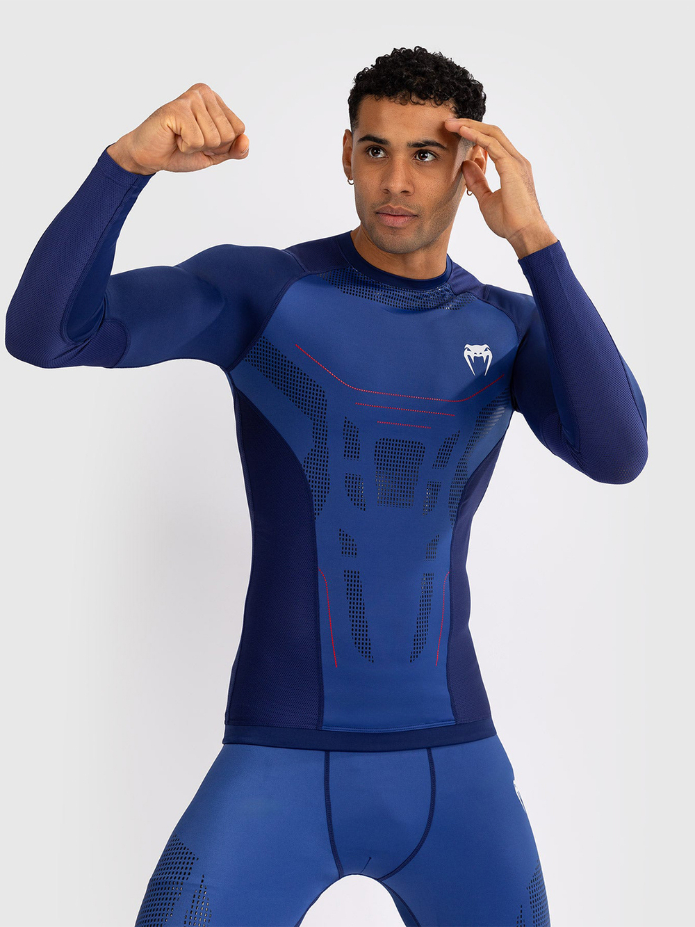 Рашгард Venum Technical 3.0 Icy Blue L/S