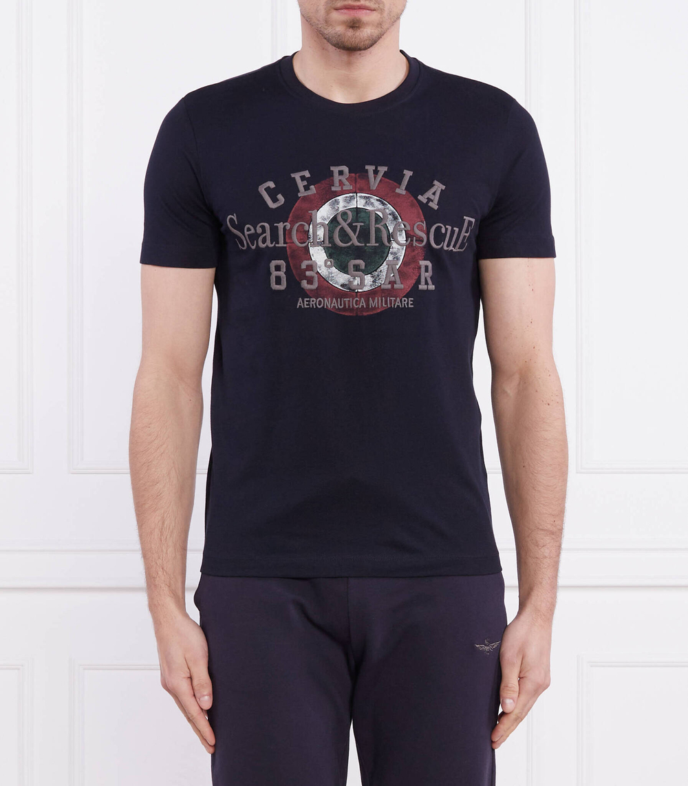 Футболка Aeronautica Militare - темно-синий(TS2085J597)