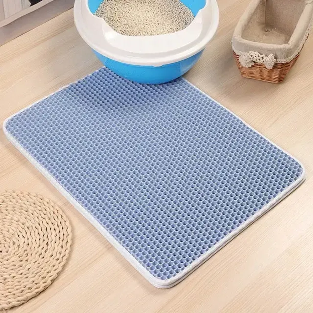 Коврик двухслойный 45*60см для кошачьего туалета