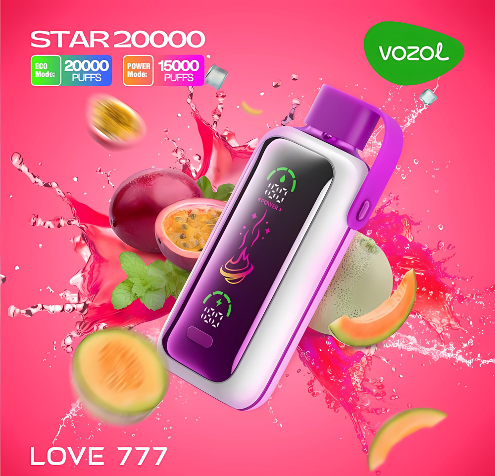 Vozol STAR 20000 - Love 777 (5% nic)
