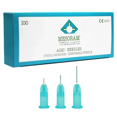 Игла для мезотерапии Mesoram AGO luer 32G 0,23 х 4 мм 100 шт