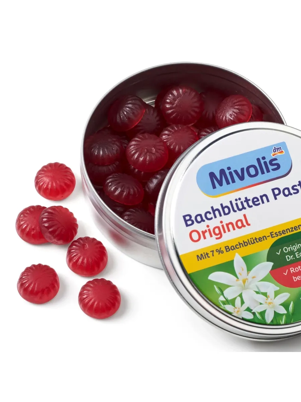 Mivolis Bach Успокаивающие пастилки, снятие напряжения, 50г.
