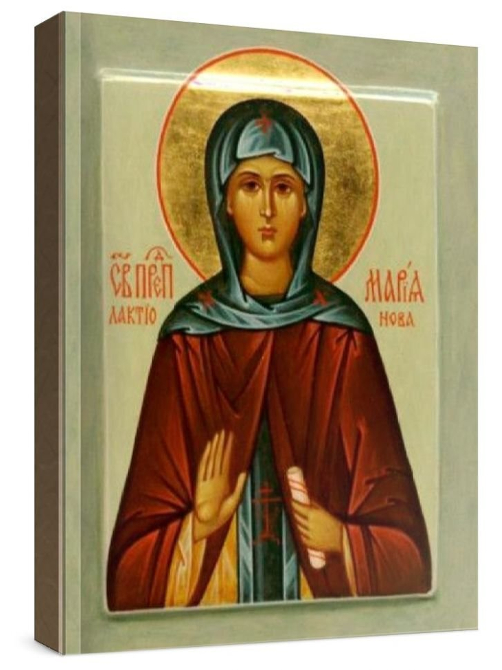Мария Лактионова (рукописная икона)