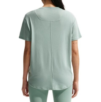 Женская теннисная футболка Nike One Relaxed Dri-Fit Short Sleeve - steam/white