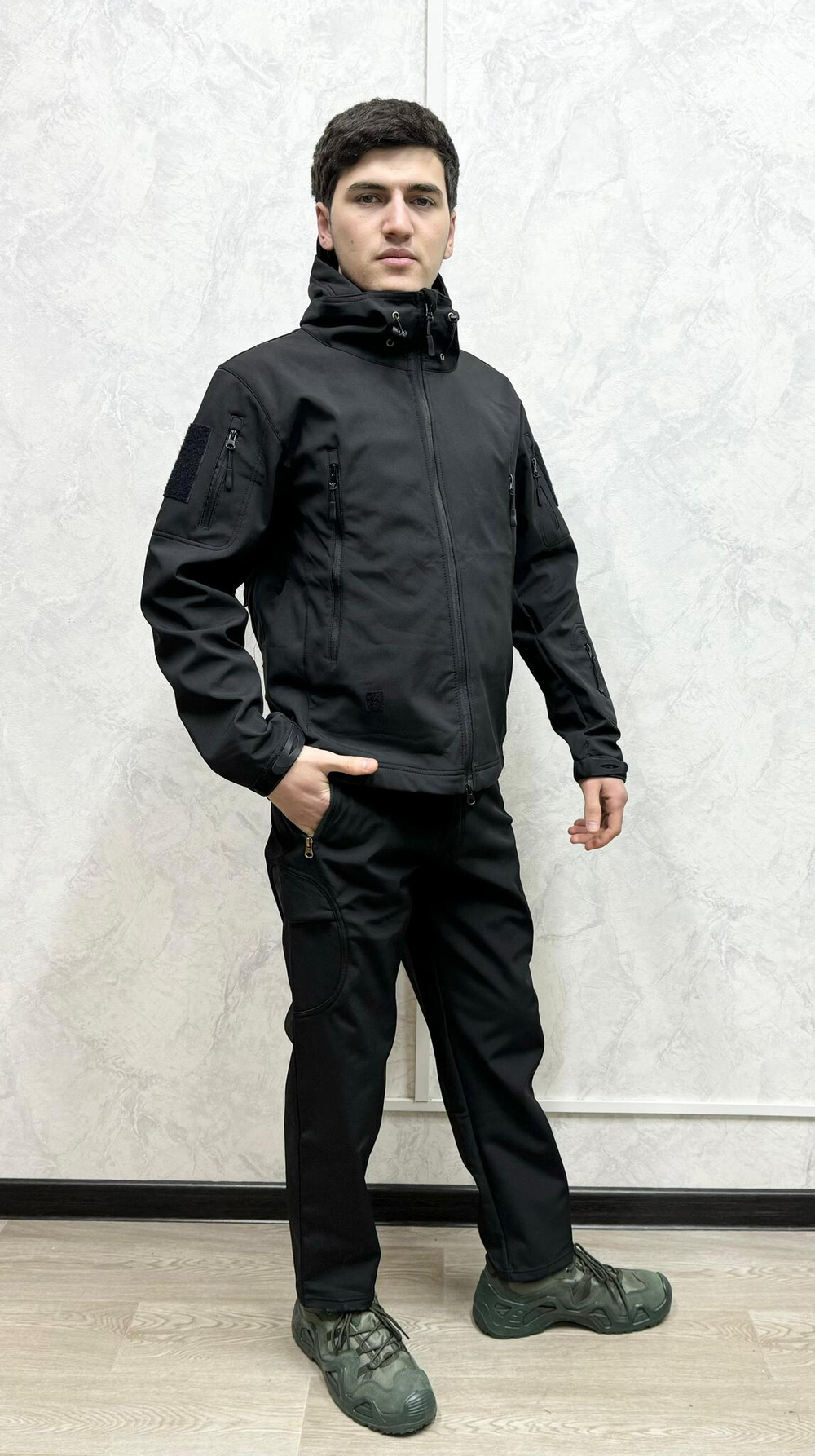 Тактический камуфляжный костюм softshell