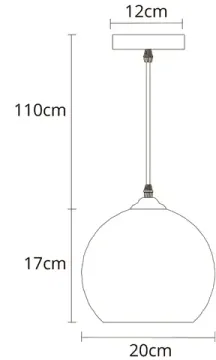 Подвесной светильник 1*Е27 A4285SP-1AM черный Splendido Arte Lamp