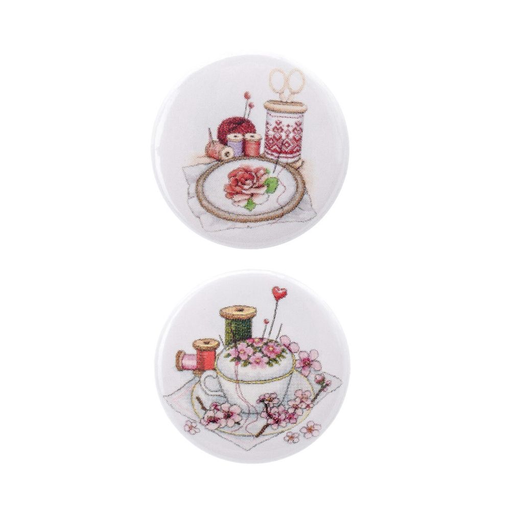 Магнитные игольницы (набор) 25х3 мм, Любимое увлечение, 2 шт, Hobby&amp;Pro