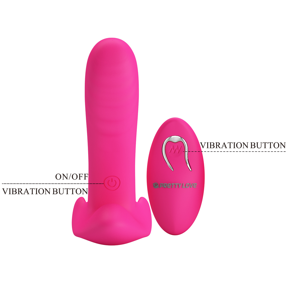 Парный Вибратор с пультом BI-014850W-1