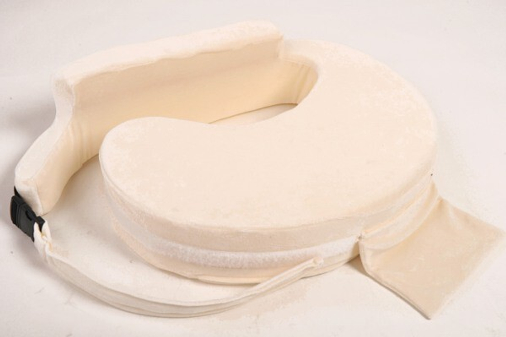 Подушка для кормления «Milk Rivers Support» нежно-голубая однотонная