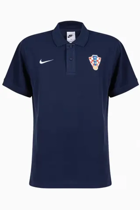 Футболка Nike Croatia 2026 Matchup Polo - темно-синий