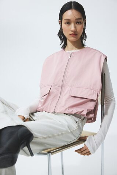 Жилет оверсайз с баллонным низом - H&M