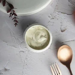 Соусник 100 мл d 7 см h4 см круглый фарфор White Moon P.L. Proff Cuisine [12]