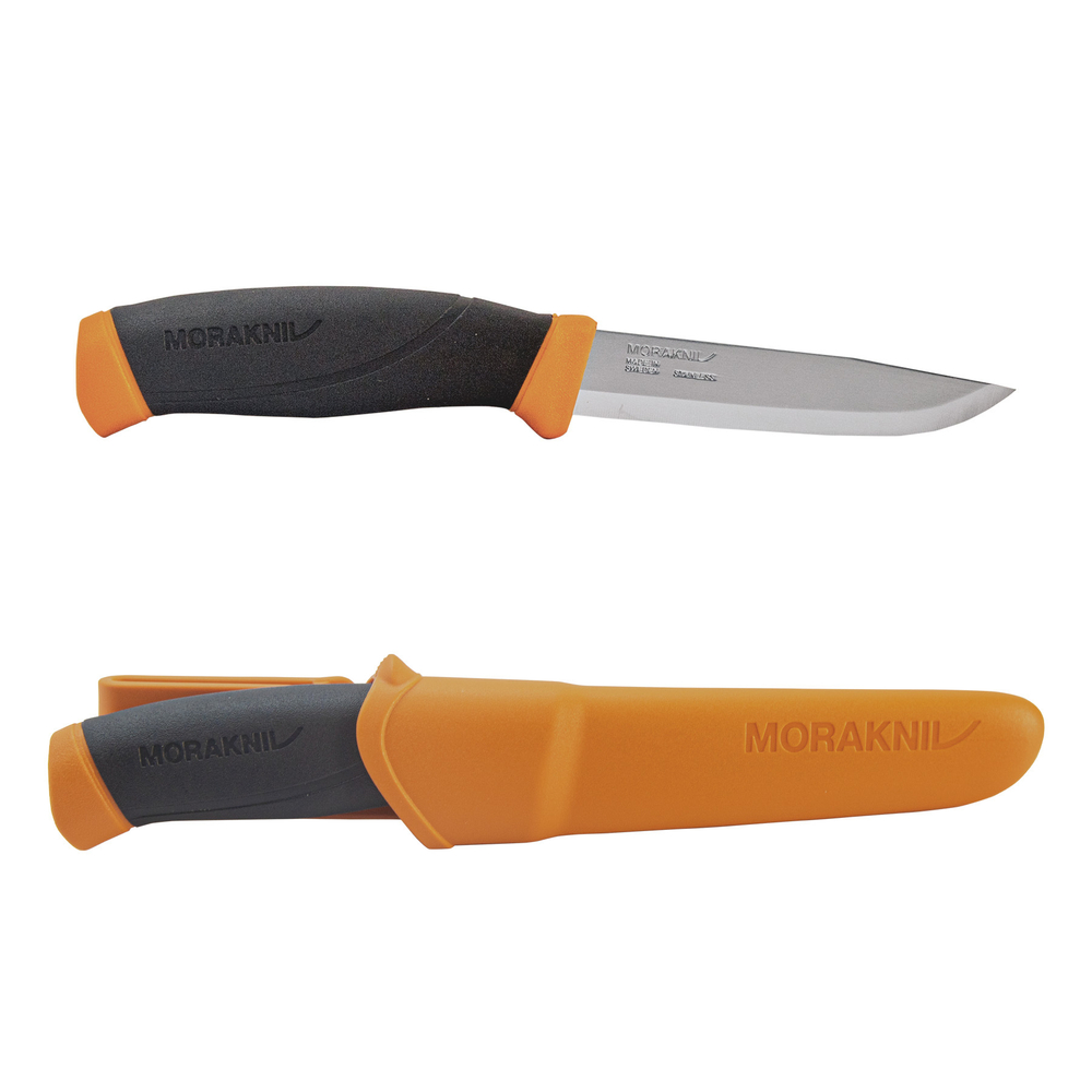 Нож Morakniv Companion S Burnt, нержавеющая сталь, оранжевый