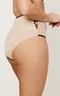 REBECCA BEIGE/BLACK Трусы высокие