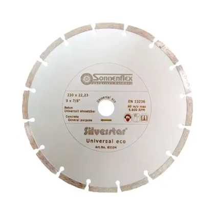 Алмазный сегментированный диск по бетону Silverstar 230x2,4x22,23 Sonnenflex 83104