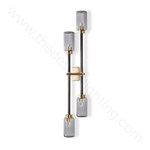 Wall design lamp  Farol Double by Bert Frank (smoky)