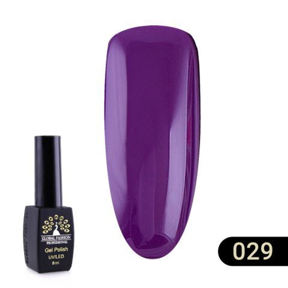 Гель лак BLACK ELITE 029, Global Fashion 8 мл