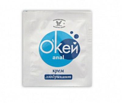 Крем-лубрикант на водно-силиконовой основе "О`Кей Anal" 4г