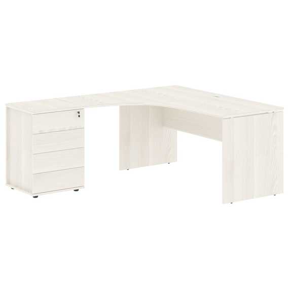 Стол эргономичный с тумбой EDCET 1518(L)  1560х1880х750 EDIS