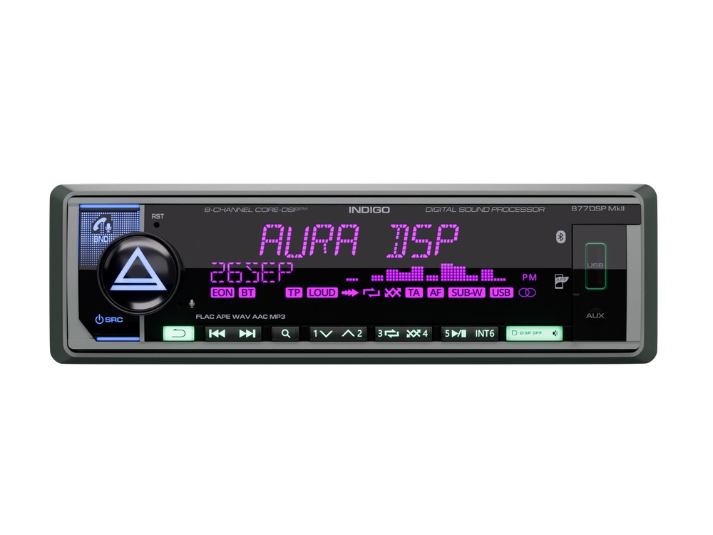 Автомагнитола Aura INDIGO-877DSP MkII
