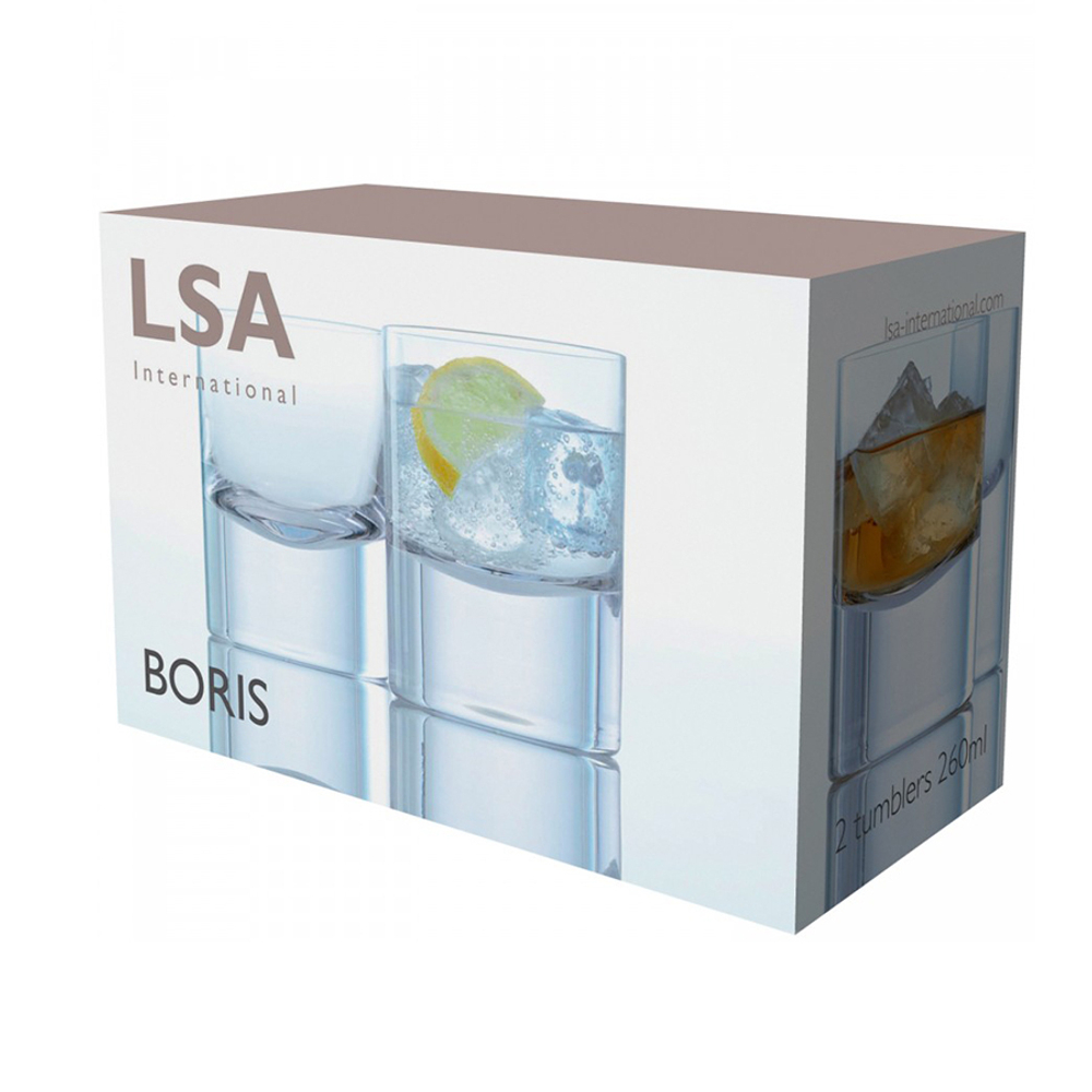 Набор стаканов boris, 250 мл, 2 шт.