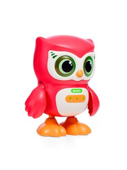 Игрушка детская Сова интерактивная цвет красный (S-004A)