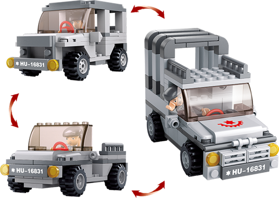 Konstruktor \ Конструктор Jeep 3 en 1