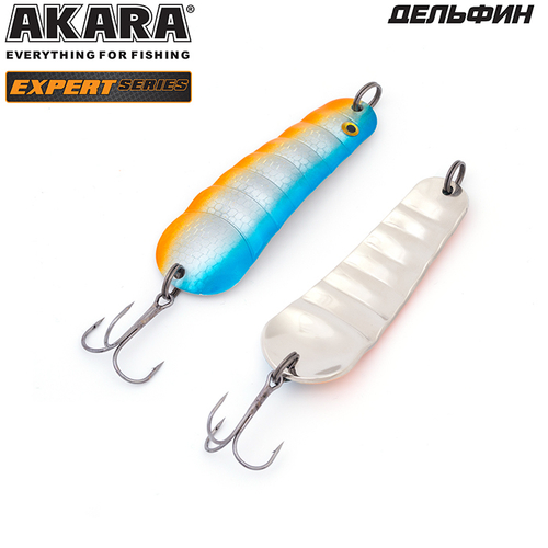 Блесна колебалка Akara Expert Дельфин 75 мм 21 гр. 1/SIL