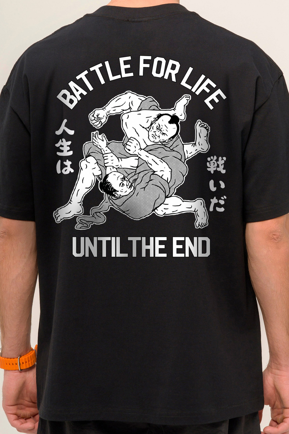 Футболка KUL'TURA "Battle of life" Чёрный