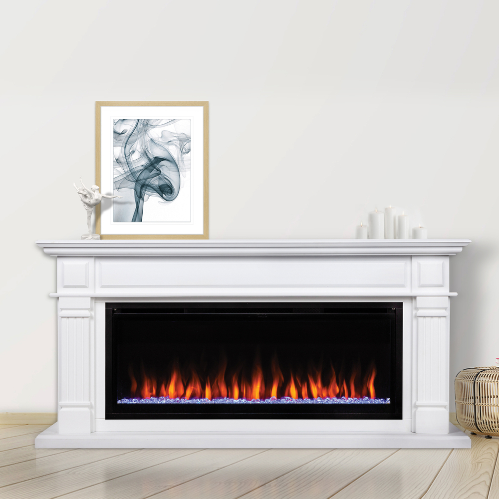 Каминокомплект Real Flame Islandia 42/BV WT с очагом Saphir 42