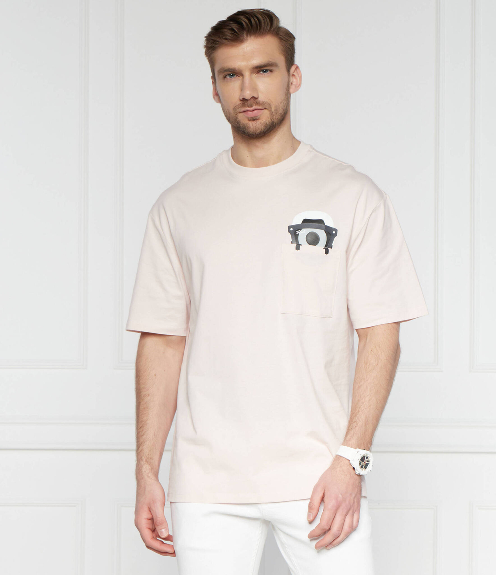 Футболка CREWNECK Karl Lagerfeld - пудро-розовый(755099 542270)