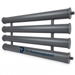 Регистр отопления РСП-4x133x4,0-2000 четырёхрядный секционный с плоскими заглушками