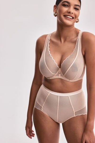 Телесный бюстгальтер-бралетт с мягкими чашками +size Chita (Размер: 100B) (Цвет: телесный)