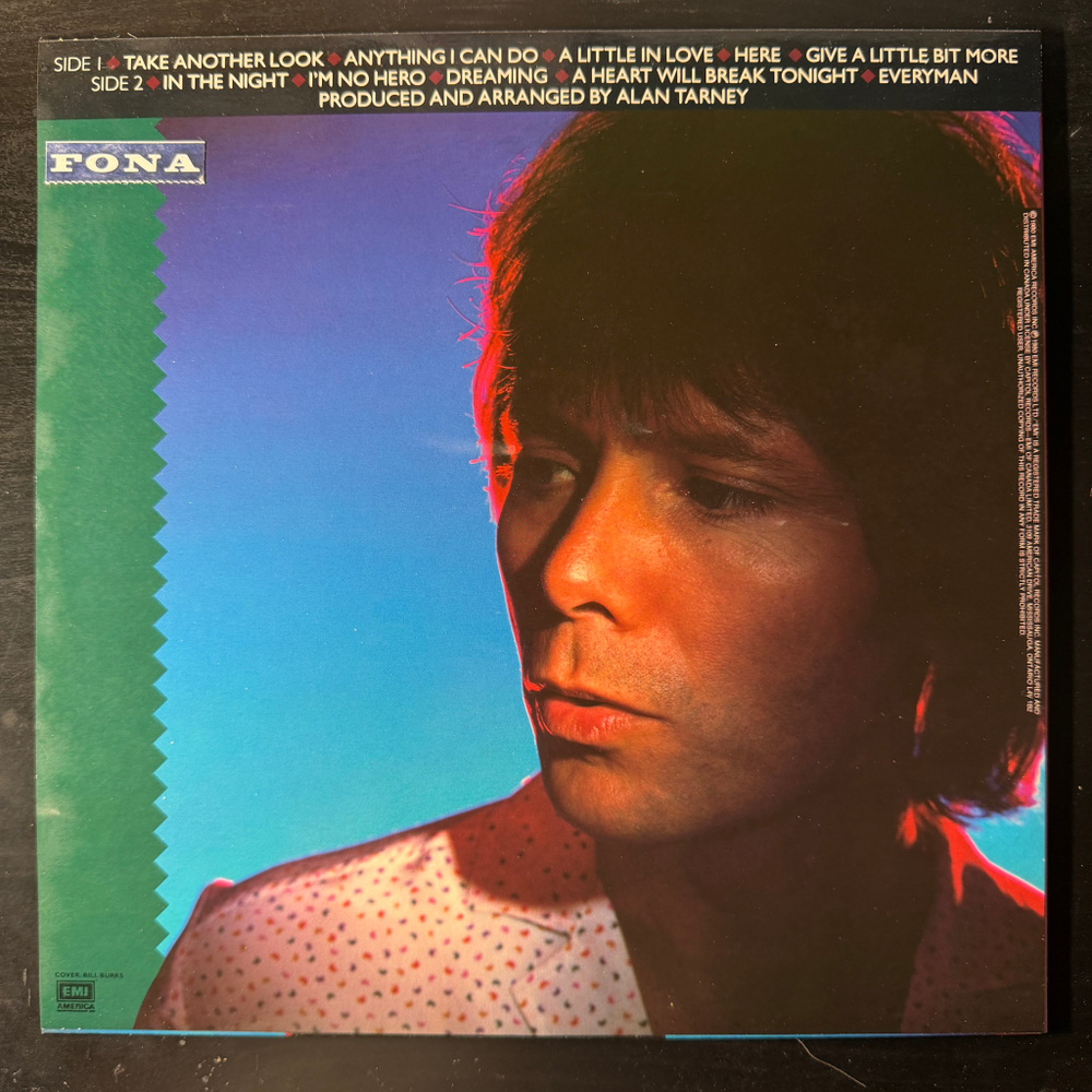 Cliff Richard ‎– I'm No Hero (Канада 1980г.)