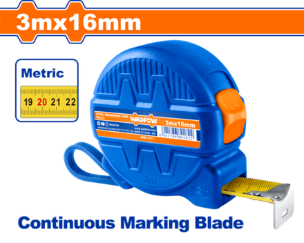 Рулетка WADFOW WMT4311 3м х 16мм