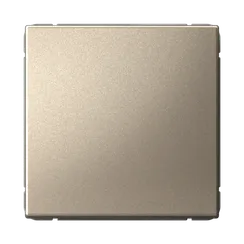 Переключатель проходной одноклавишный Systeme Electric ArtGallery Шампань GAL000561