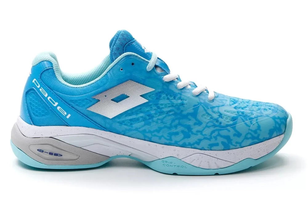 Женские кроссовки для padel Lotto Superrapida 200 III - blue ocean/blue paradise