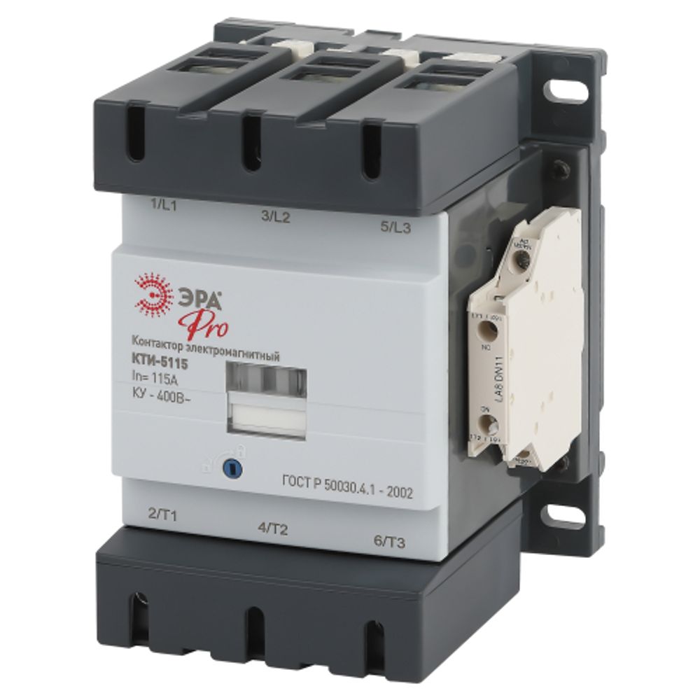 Контактор КТИ-5115 ЭРА PRO KKT50-115-400-10-E 115А 400В/АС3 | Электротовары