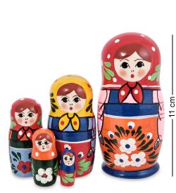 Народные промыслы МР-80/11-C Матрешка 5м «Машенька» (загорская)