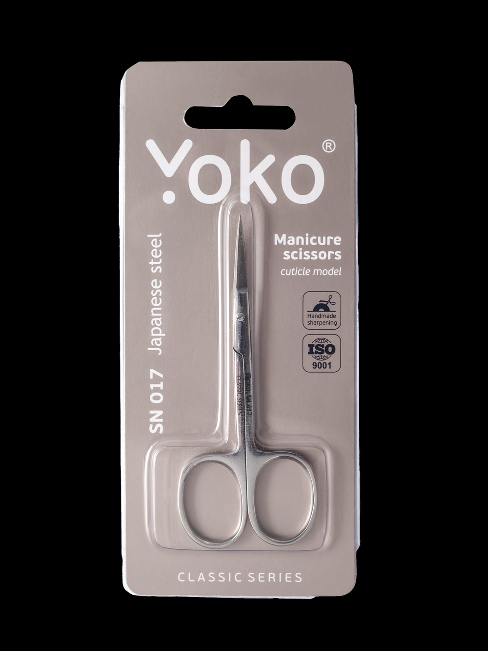 Изогнутые маникюрные ножницы Yoko SN 017 для кутикулы