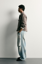 КУРТКА-РУБАШКА BOXY-FIT С КАРМАНАМИ — ZARA