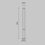 Ландшафтный светодиодный светильник Maytoni Ginza O041FL-L50B3K
