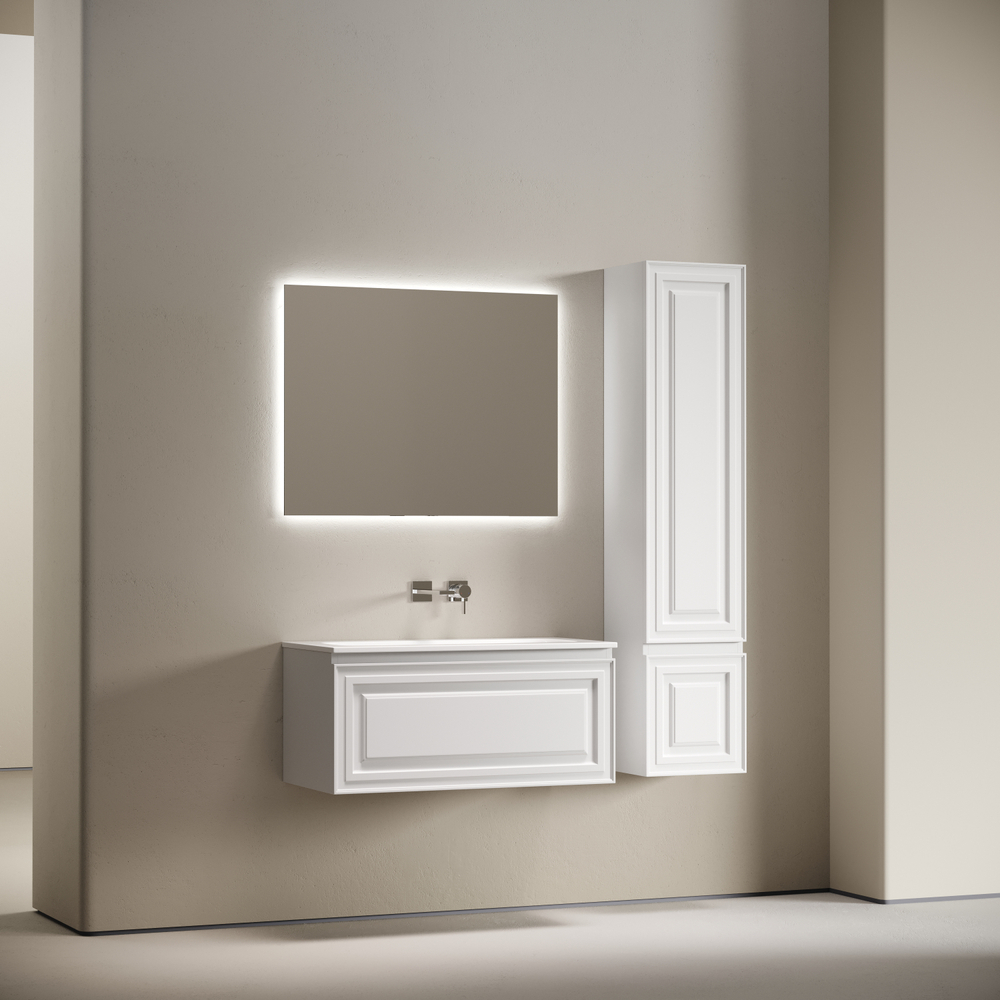 Тумба подвесная Sancos Very c одним ящиком 890х445х406, Bianco, VR90W, арт. VR90W