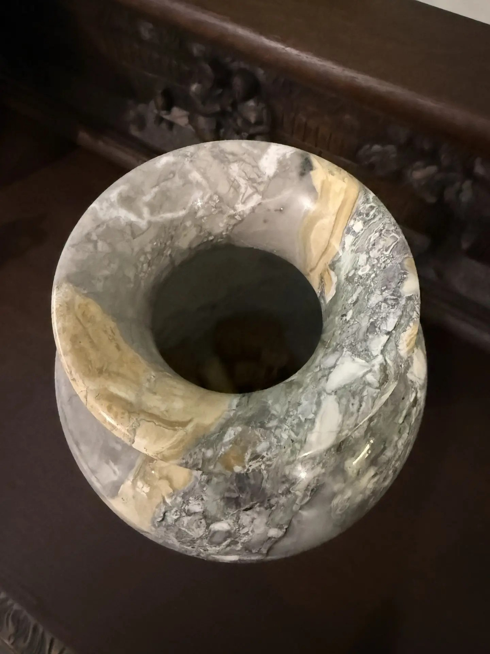 Ваза винтажная из мрамора