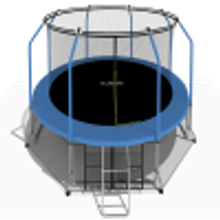 Батут i-Jump Elegant 12ft blue